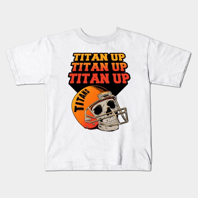 TITAN UP Kids T-Shirt by BURN444